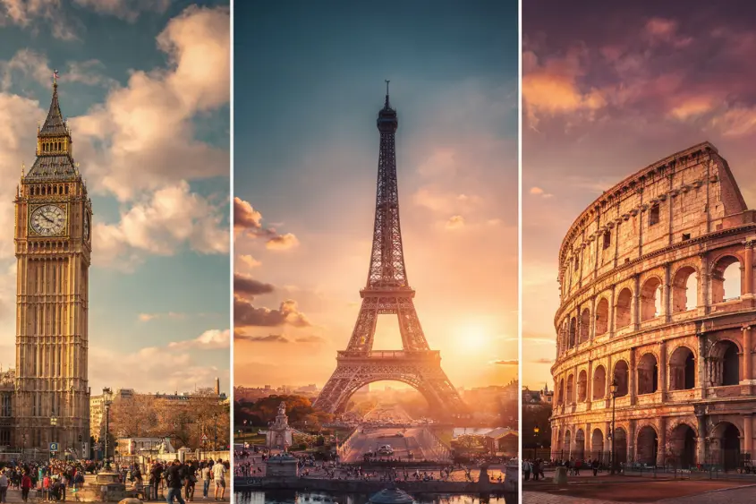 7-day Europe itinerary