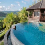 Things to do in Bali – aerial view of Bali rice terraces and temples