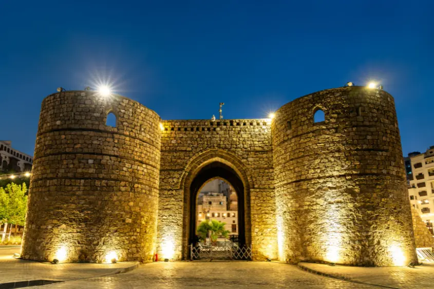 Traditional wind-tower architecture in Al Fahidi Historical Neighbourhood