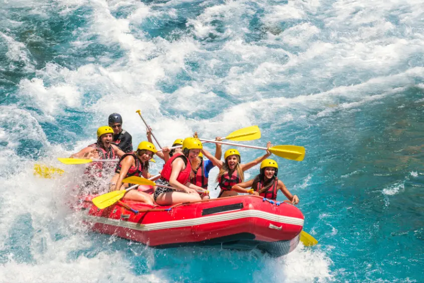 White water rafting on Ayung River in Ubud Bali