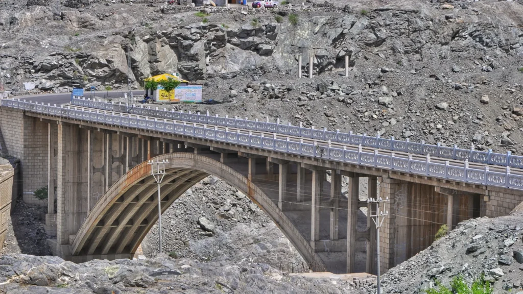 Raikot Bridge starting point for Fairy Meadows jeep ride